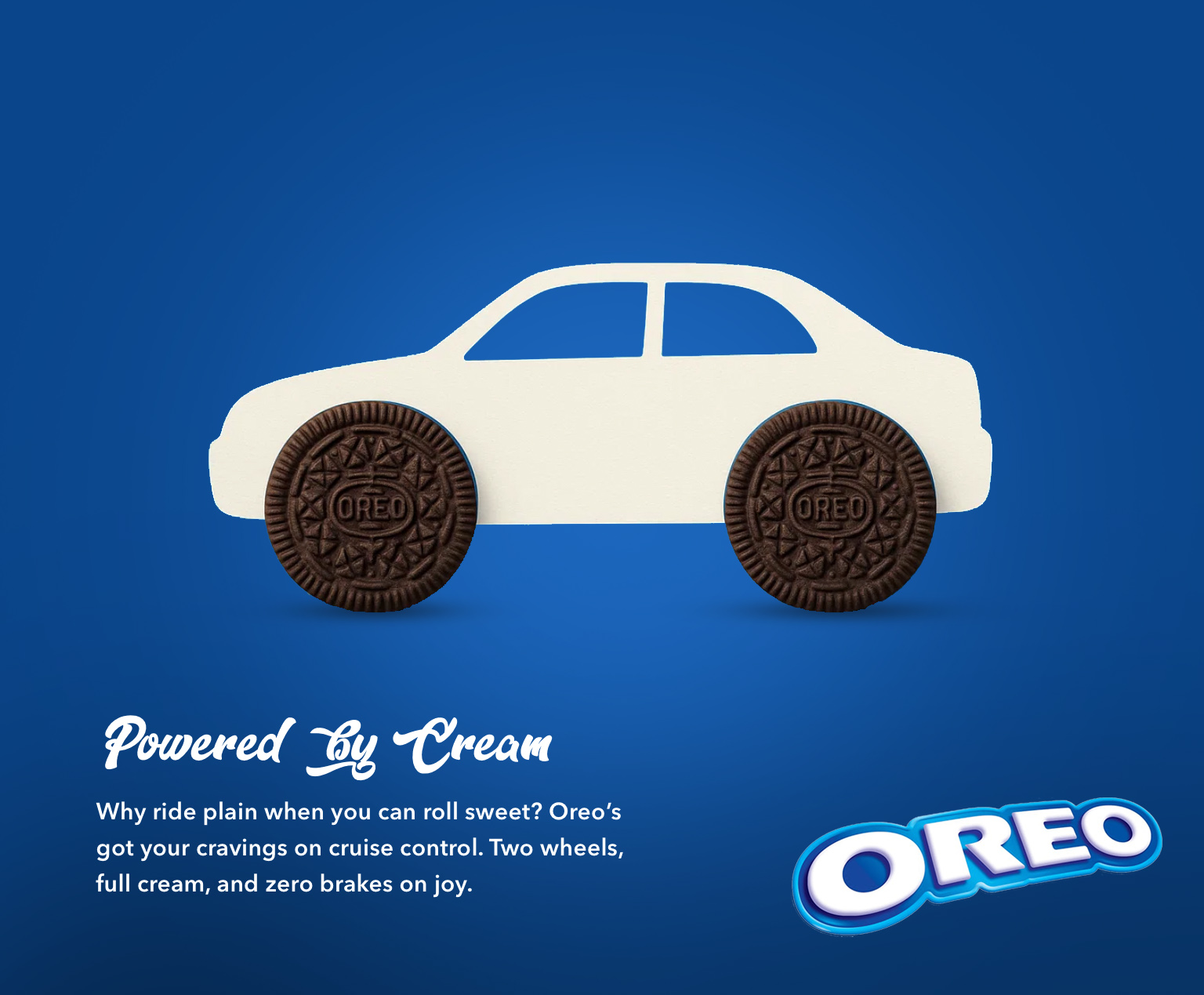 Oreo biscuit Ad